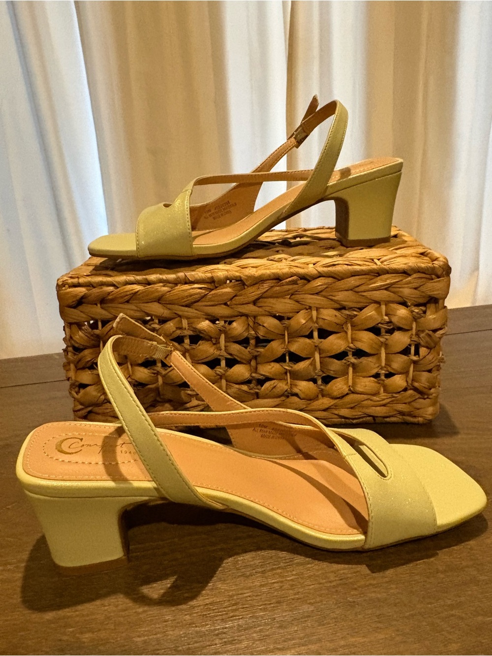 Cato Women's Slingback Block Heel Sandals in Mint - Picture 2 of 10